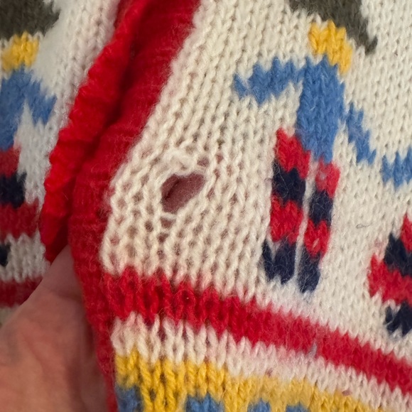 Colorful Patterned Women's Cardigan - Picture 3 of 11